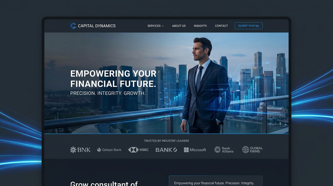 International corporate and professional services website