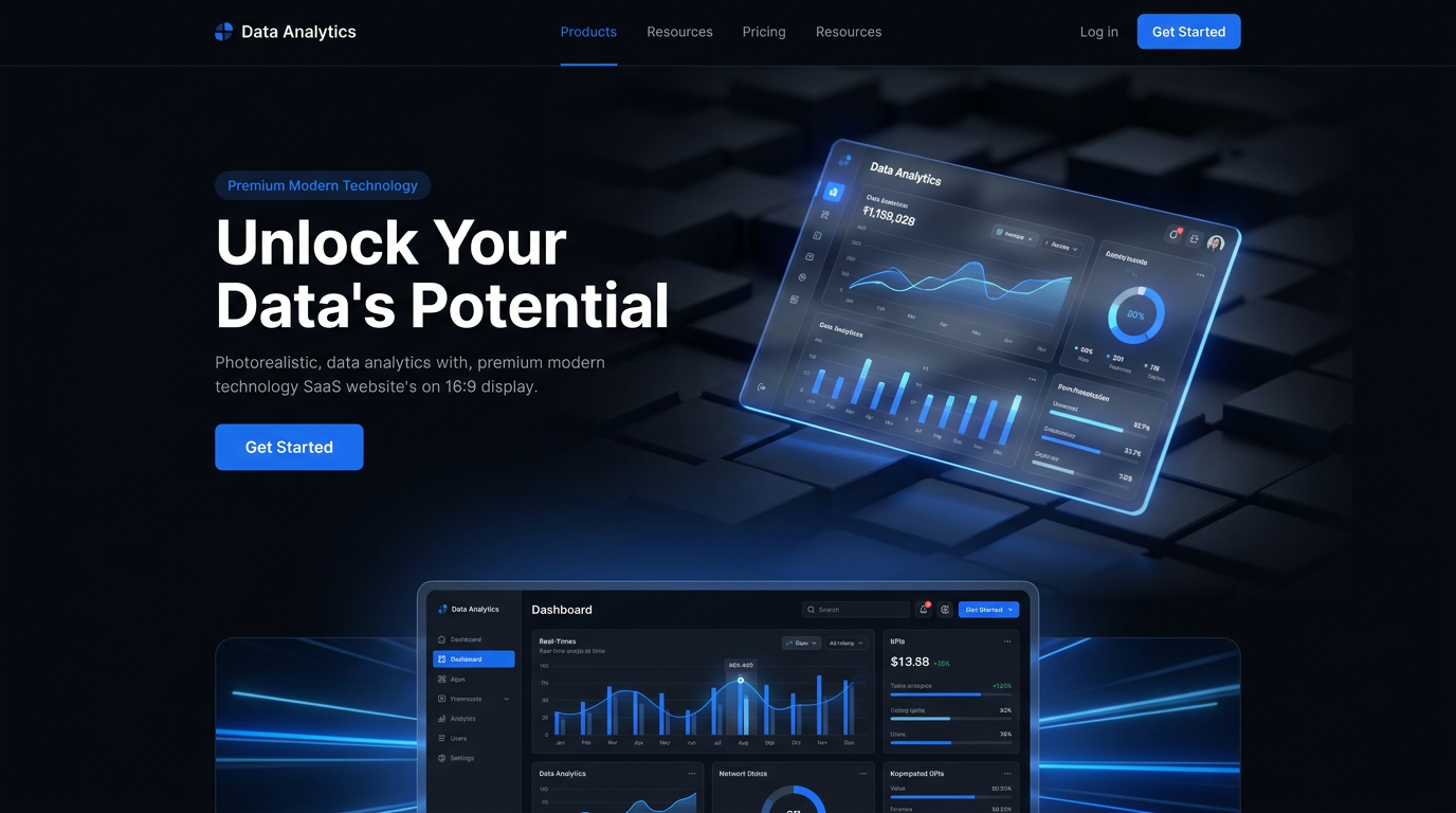 Advanced technology and SaaS platform website